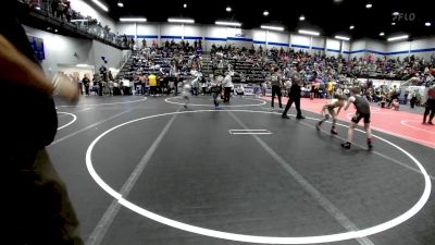 61 lbs Consi Of 8 #2 - Keaton Dube, Mustang Bronco Wrestling Club vs Lawson Rickard, Standfast