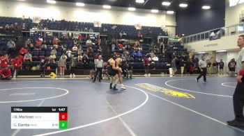 174 lbs 3rd Place - Benicio Martinez, Sacramento City vs Luke Combs, Bakersfield