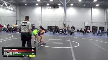130 lbs Round 3 (6 Team) - Dominic Manna, Rebellion vs Orlando Castelan, Headhunters