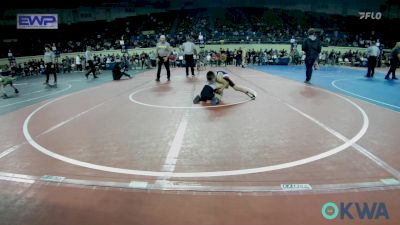 70 lbs Semifinal - Colter Hale, BullTrained vs Vincent Gustason, Team Tulsa Wrestling Club