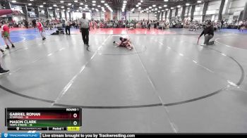 96 lbs Rd# 1 9:00am Friday - Gabriel Roman, Scorpions vs Mason Clark, Terps Xtreme