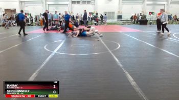 165 lbs Round 9 (10 Team) - Ian Ray, Machine Shed vs Simon Ginnelly, Cow Rock WC