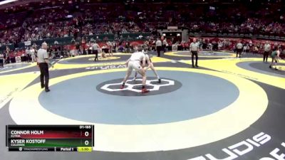 D1-165 lbs Quarterfinal - Connor Holm, Elyria vs Kyser Kostoff, Colerain