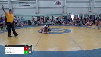 140 lbs Pools - Lynnsey Ashby, Phoenix W.C. vs Madilynn Riddle, Swag Sisters