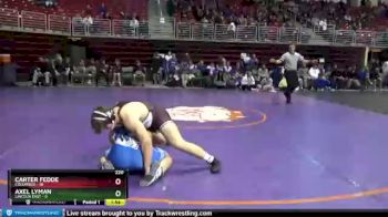 220 lbs Round 3 (3 Team) - Carter Fedde, Columbus vs Axel Lyman, Lincoln East