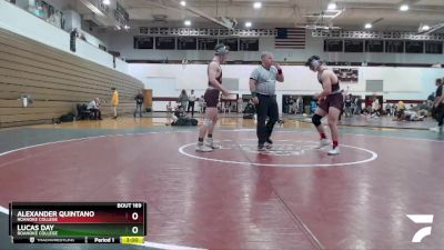 149 lbs Cons. Semi - Alexander Quintano, Roanoke College vs Lucas Day, Roanoke College