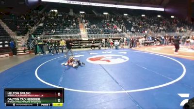 84 lbs Semifinal - Helton Spilski, Wright Gladiators Wrestling Club vs Dalton Tad Nebeker, Bridger Valley Bruins Wrestling