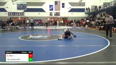 132 lbs Round 3 - Maddox Casella UNA, Mill Valley vs Kaden Allen, St Thomas Aquinas