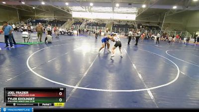 132 lbs 3rd Place Match - Tyler Khoundet, Stallions Wrestling Club vs Joel Frazier, All Phase Wrestling Club