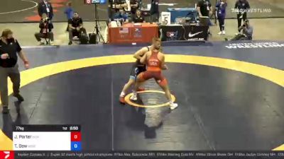 77 kg Final - Jesse Porter, New York Athletic Club vs Tyler Dow, Wisconsin Regional Training Center