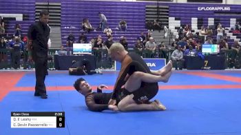 Quentin E Leahy vs Christopher Devin Passerrello 2019 Pan IBJJF Jiu-Jitsu No-Gi Championship