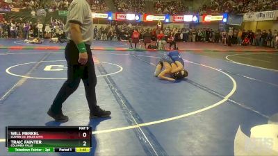 A - 113 lbs Quarterfinal - Traic Fainter, Columbia Falls vs Will Merkel, Custer Co. (Miles City)