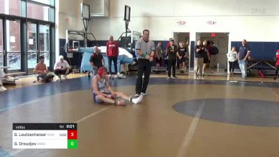 141 lbs Consi Of 16 #2 - Garett Lautzenheiser, Ohio State vs George Oroudjov, Unrostered-Spartan Combat RTC