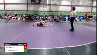 105-110 lbs Cons. Semi - Triniti Bechstein, Fox Fire vs Anna Krizan, Girls With Grit