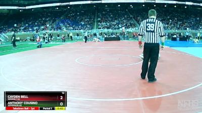 D2-215 lbs Cons. Round 2 - Cayden Bell, Waverly HS vs Anthony Cousino, Jefferson HS