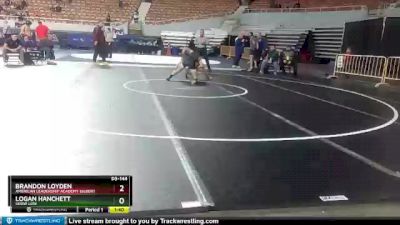 D3-144 lbs Quarterfinal - Logan Hanchett, Show Low vs Brandon Loyden, American Leadership Academy Gilbert