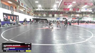 130 lbs Cons. Round 5 - Alexandra Baudhuin, Iowa vs Lillian Avalos, Vanguard