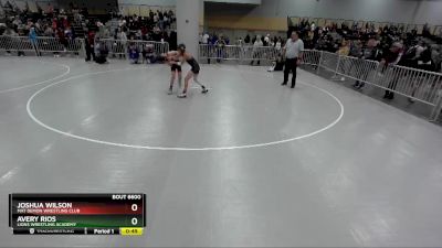 97 lbs Cons. Round 4 - Joshua Wilson, Mat Demon Wrestling Club vs Avery Rios, Lions Wrestling Academy