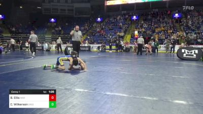 50 lbs Consy 1 - Braxton Ellis, Warwick vs Colton Wilkerson, Greenville