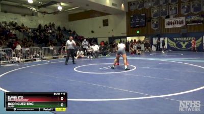 182 lbs Quarterfinal - Rodriguez Eric, Cajon vs Davin Ito, Eleanor Roosevelt