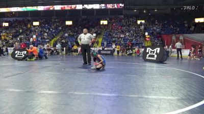 56 lbs Quarterfinal - Journey Strittmatter, Holy Name vs Harley Tucker, Port Allegany