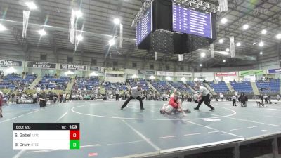 120 lbs Final - Stetson Gabel, Eaton vs Braydden Crum, Steel City Reloaded