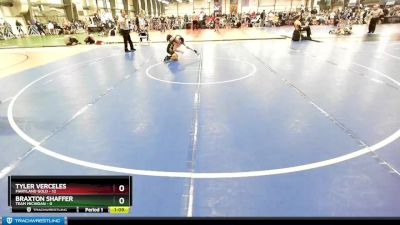 80 lbs Rd# 6- 9:00am Saturday Final Pool - Tyler Verceles, Maryland Gold vs Braxton Shaffer, Team Michigan