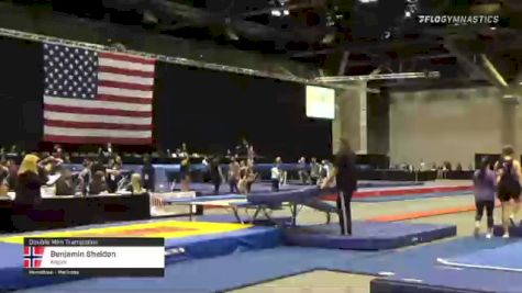 Benjamin Sheldon - Double Mini Trampoline, Aspire - 2021 USA Gymnastics Championships