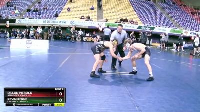 133 lbs Round 1 (8 Team) - Dillon Messick, Apprentice School vs Kevin Kerns, Central Florida