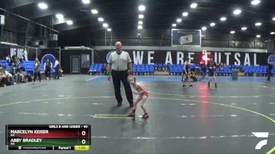 40 lbs Round 3 - Abby Bradley, NA vs Marcelyn Keiser, NA