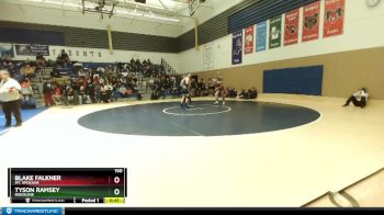 150 lbs 5th Place Match - Tyson Ramsey, Ridgeline vs Blake Falkner, Mt. Spokane