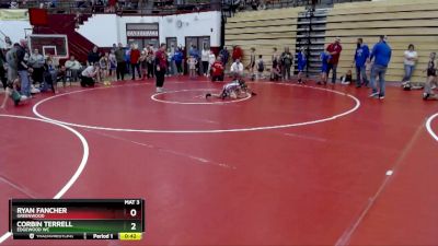 63-64 lbs Round 1 - Corbin Terrell, Edgewood WC vs Ryan Fancher, Greenwood