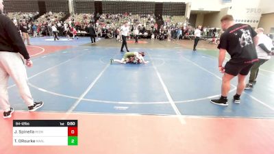 84-I2 lbs Rr Rnd 2 - Jaiden Spinella, RedNose Wrestling School vs Tristan ORourke, Marlton