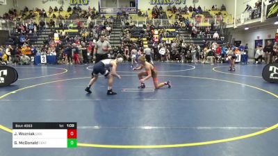 130 lbs Round Of 32 - Joey Wozniak, Gibsonia vs Garen McDonald, Center