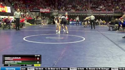 2A-152 lbs Cons. Round 4 - Brenden Heying, Benton Community vs Owen Laughlin, Shenandoah