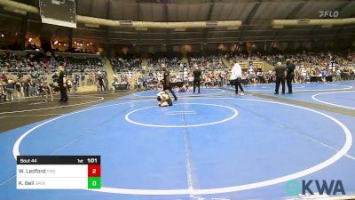 76 lbs Quarterfinal - Wyatt Ledford, Tironook Wrestling vs Kamden Bell, Sperry Wrestling Club