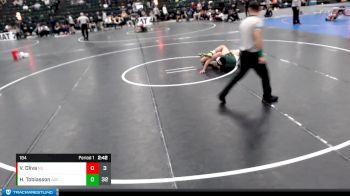 184 lbs Finals (2 Team) - Vincenzo Oliva, Newman vs Hunter Tobiasson, Adams State