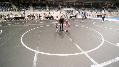 46 lbs Consi Of 8 #2 - Caulyer Cassity, Barnsdall Youth Wrestling vs Nate Jackson, Cushing