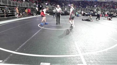 155 lbs Quarterfinal - Lane Dunfee, Team Owls vs Jacob Hadden, Redskins Wrestling Club