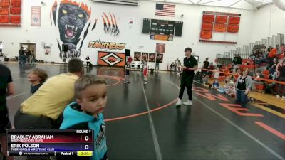 43-45 lbs Round 1 - Bradley Abraham, North Big Horn Rams vs Erik Polson, Thermopolis Wrestling Club