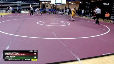 285 lbs Cons. Round 2 - Gavin Nutting, Cloud County Community College vs Jack Allen, Unattached