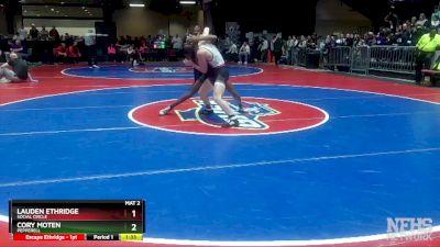 1A-126 lbs Semifinal - Cory Moten, Pepperell vs Lauden Ethridge, Social Circle