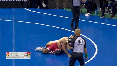 165 lb Quarterfinal, Keegan O'Toole, Missouri vs Antrell Taylor, Nebraska