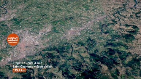 2021 Criterium Du Dauphine Stage 5 Flythrough