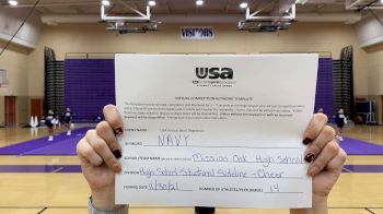 Mission Oak High School [High School - High School Situational Sideline/Crowdleading Cheer] 2021 USA Virtual Spirit Regional I