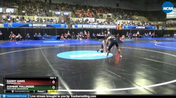 133 lbs Prelim Round 1 - Danny Haws, Centenary (NJ) vs Dominik Mallinder, Wisconsin-Whitewater