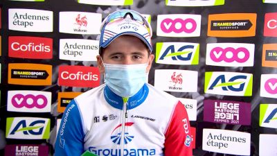 Liège-Bastogne-Liège: David Gaudu Reacts To Star Final (French)