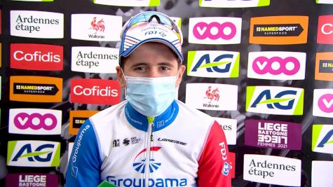 Liège-Bastogne-Liège: David Gaudu Reacts To Star Final (French)