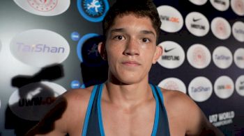 Brock Mantanona 2023 U17 World mens freestyle bronze medalist at 65 kg