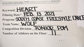South Coast Freestyle [Junior - Pom] 2021 NCA & NDA Virtual February Championship